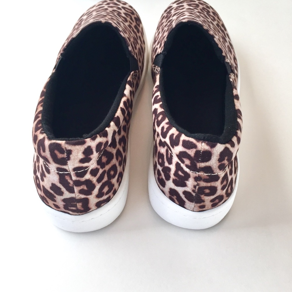 Leopard Print Slip On Sneakers - Picture 8 of 8
